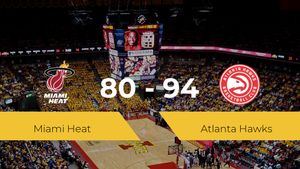 Atlanta Hawks vence a Miami Heat por 80-94 Atlanta Hawks vence a Miami Heat por 80-94