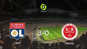 El Olympique Lyon se lleva la victoria tras golear 3-0 al Stade de Reims El Olympique Lyon se lleva la victoria tras golear 3-0 al Stade de Reims