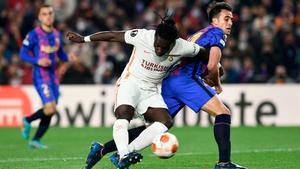 FC Barcelona - Galatasaray: Gomis metió el miedo al Barça