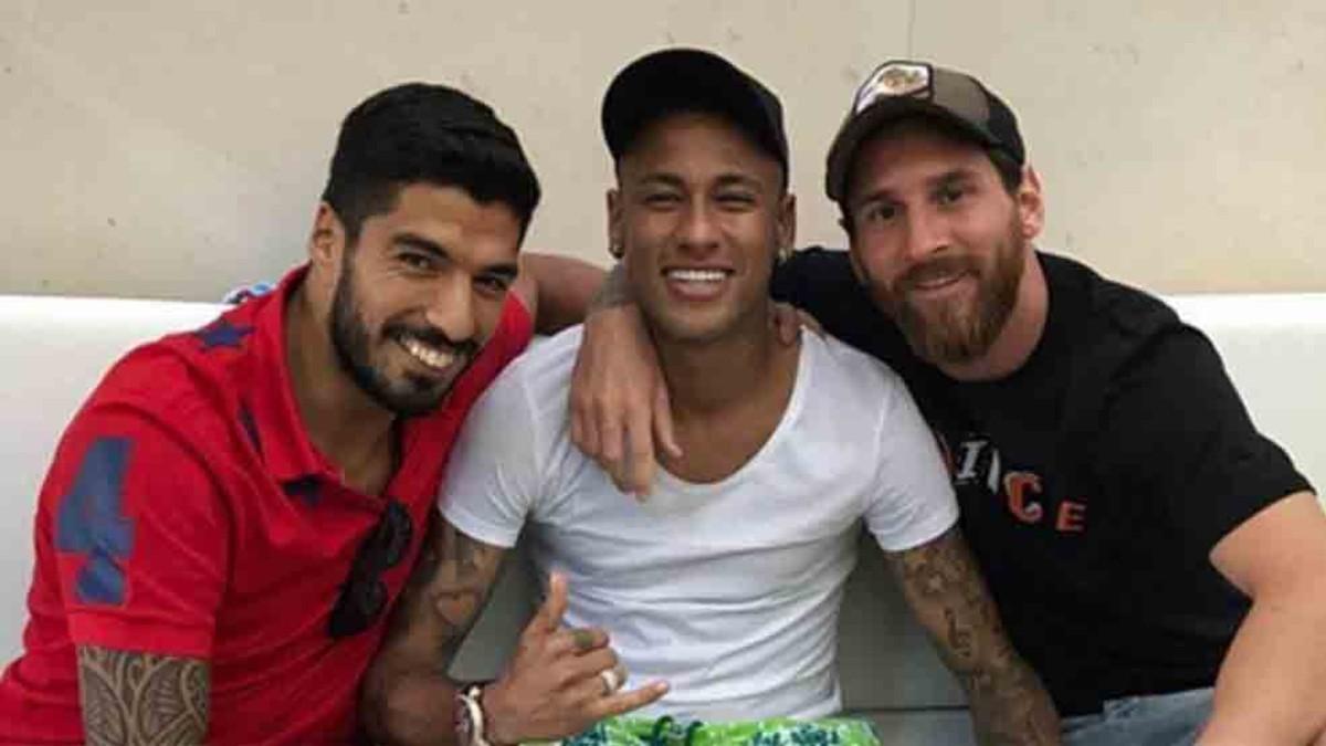 Luis Suárez mantiene una gran relación con Messi y Neymar