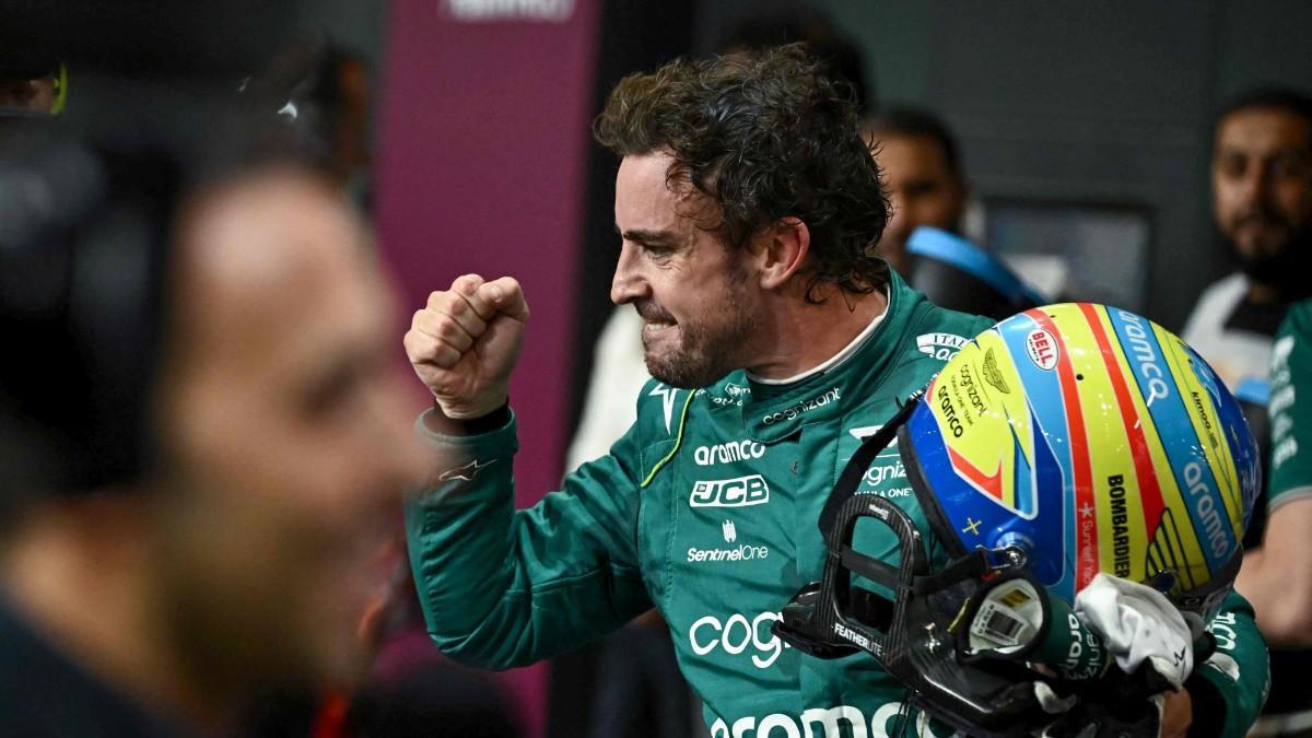 Fernando Alonso, tercero en Jeddah