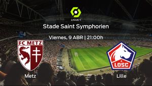 Previa del partido: el Lille OSC defiende su liderato ante el FC Metz Previa del partido: el Lille OSC defiende su liderato ante el FC Metz