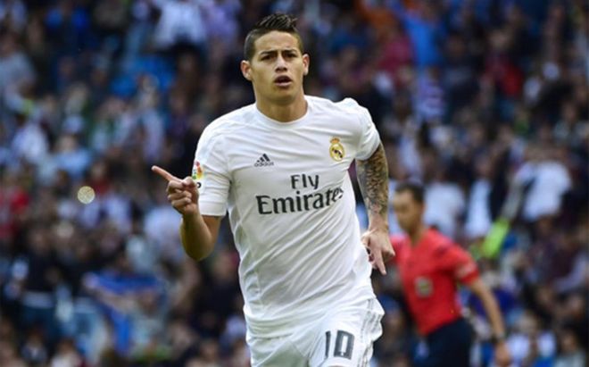 James Rodríguez, centrocampista del Real Madrid, es pretendido por el Arsenal de Arsene Wenger James Rodríguez, centrocampista del Real Madrid, es pretendido por el Arsenal de Arsene Wenger