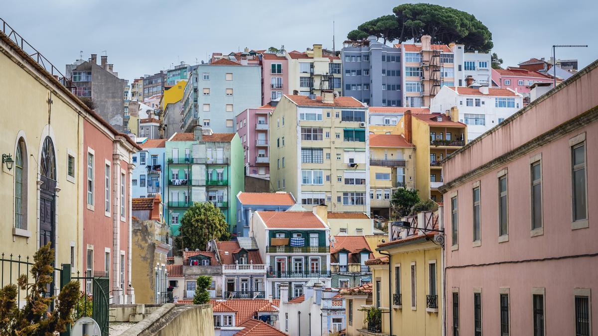 Vista del barrio de Arrorios, en Lisboa.