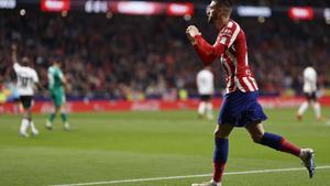 Atlético de Madrid - Valencia: El gol de Carrasco