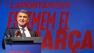 Joan Laporta quiere que haya la máxima participación en las elecciones Joan Laporta quiere que haya la máxima participación en las elecciones