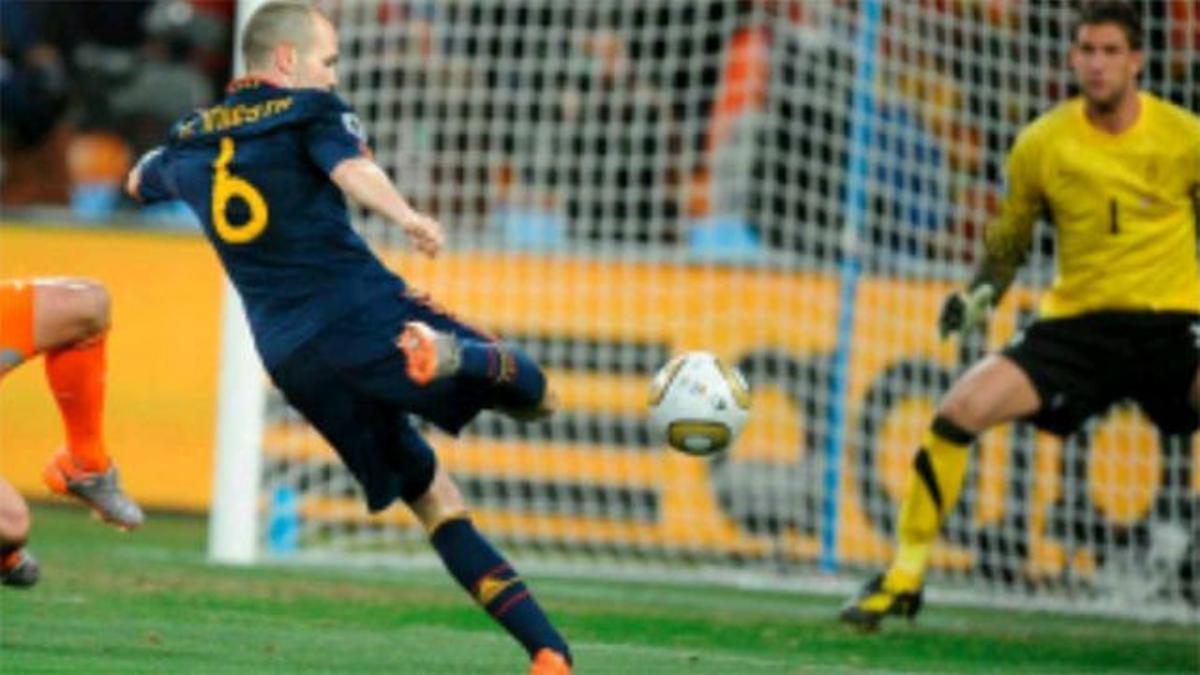 Iniesta recordó su gol en la final del Mundial de Sudáfrica