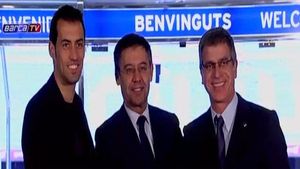 Busquets firmó su renovación hasta 2019 Busquets firmó su renovación hasta 2019