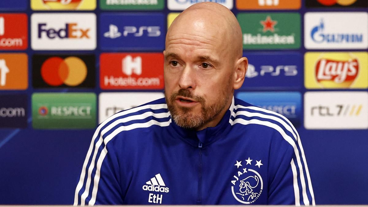 Erik ten Hag, en rueda de prensa tras la paliza del Ajax al Borussia Dortmund por 4 a 0 Erik ten Hag, en rueda de prensa tras la paliza del Ajax al Borussia Dortmund por 4 a 0