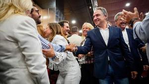 Bendodo, a su llegada al Congreso Provincial del PP de Málaga, este viernes.