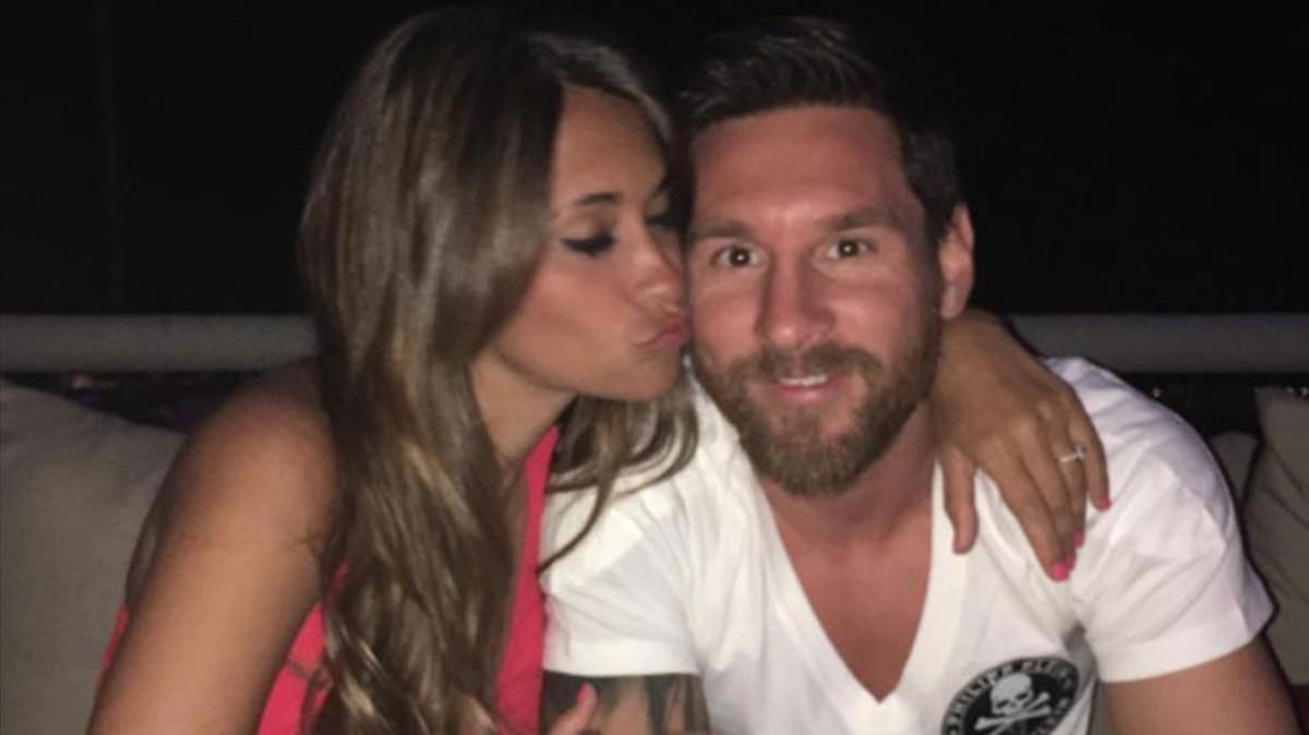 Antonella y Leo Messi son pareja