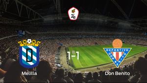 Reparto de puntos en el Municipal Álvarez Claro: Melilla 1-1 Don Benito Reparto de puntos en el Municipal Álvarez Claro: Melilla 1-1 Don Benito