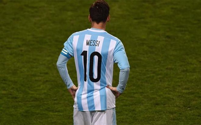 Messi, en un partido de la Copa América con la selección de Argentina Messi, en un partido de la Copa América con la selección de Argentina