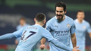 Gündogan celebra su gol al West Brom Gündogan celebra su gol al West Brom