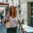 La abogada de los acusados del robo de Atrio, Sylvia Córdoba Moreno, la semana pasada en Cáceres.