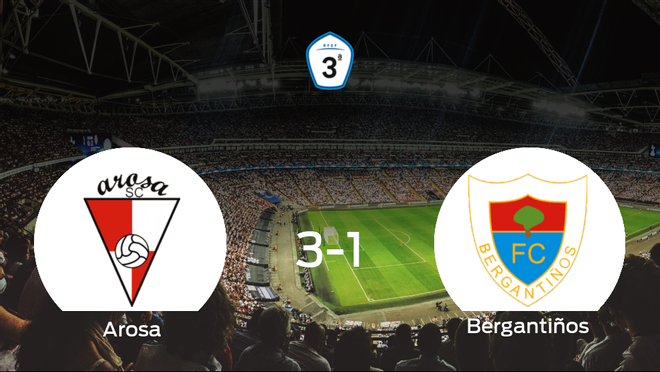 El Arosa gana 3-1 al Bergantiños y se lleva los tres puntos El Arosa gana 3-1 al Bergantiños y se lleva los tres puntos