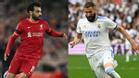 Salah y Benzema son las dos grandes estrellas de la final | AFP
