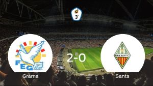Los tres puntos se quedan en casa: Grama 2-0 Sants Los tres puntos se quedan en casa: Grama 2-0 Sants