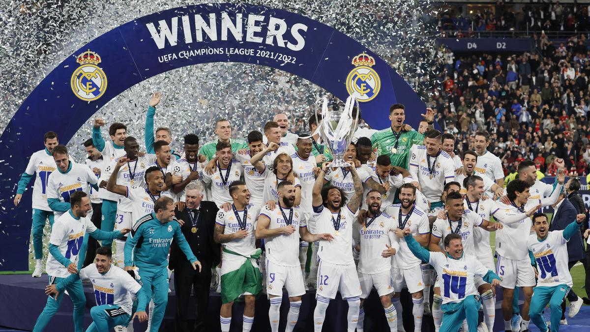 Real Madrid, vigente campeón de la Champions League