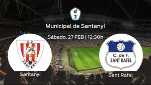 Previa del encuentro: el Santanyi recibe en su feudo al Sant Rafel Previa del encuentro: el Santanyi recibe en su feudo al Sant Rafel