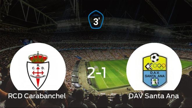 El RCarabanchel venció 2-1 al Santa Ana El RCarabanchel venció 2-1 al Santa Ana