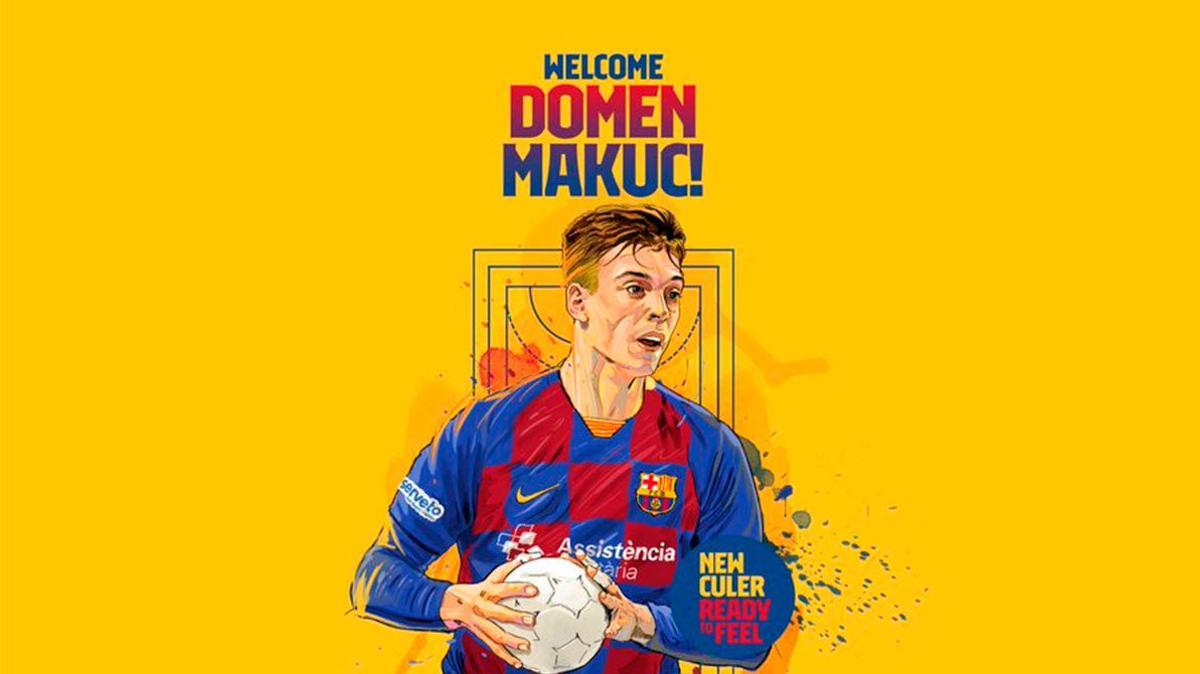 Domen Makuc ya es jugador del FC Barcelona